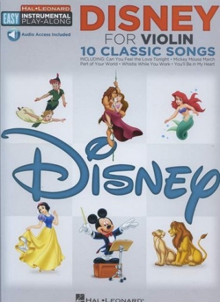 Disney (+Online Audio) for easy violin
