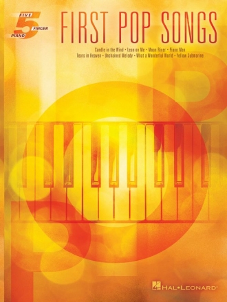 First Pop Songs: for 5-finger piano (with text)