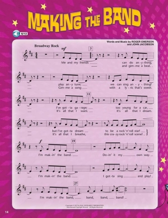 Making the Band Classroom Partitur + Stimmen + CD
