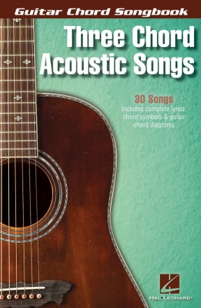 Three Chord Acoustic Songs Vocal and Guitar Buch