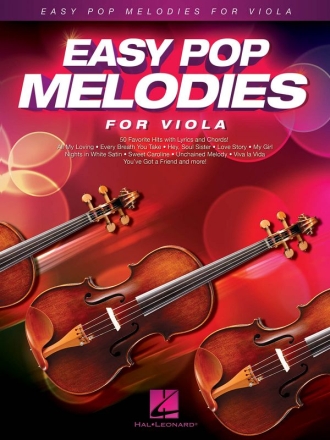 Easy Pop Melodies   for viola Songbook