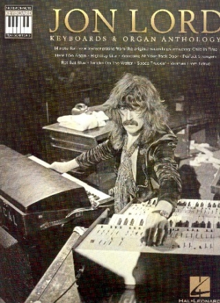 Jon Lords: Keyboard and Organ Anthology songbook piano/vocal/guitar/rock score