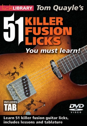 51 Fusion Licks You Must Learn! Gitarre DVD