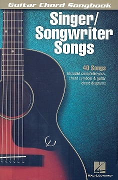 Singer/Songwriter Songs: Guitar Chord Songbook songbook lyrics/chord symbols/guitar boxes