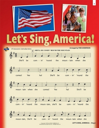Jacobson, Let's Sing, America! Classroom Partitur + Stimmen
