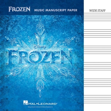 Frozen: Music Manuscript Paper (Wide-Staff)  Buch