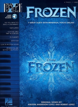 Frozen (Die Eisknigin - Vllig unverfroren) (+CD): piano duet playalong vol.44 score
