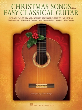 Christmas Songs for easy classical guitar