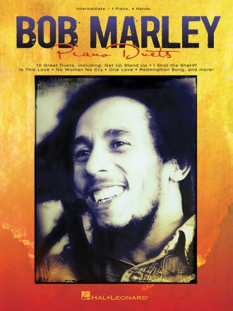 Bob Marley for piano 4 hands score