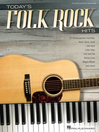 Today's Folk Rock Hits songbook piano/vocal/guitar