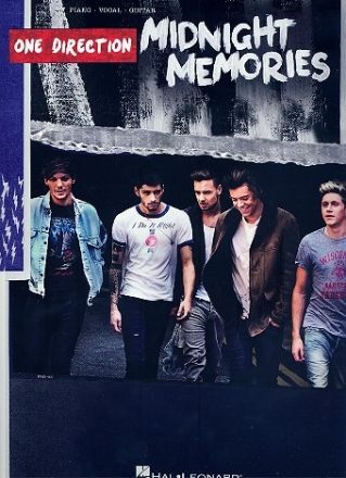 One Direction: Midnight Memories songbook piano/vocal/guitar