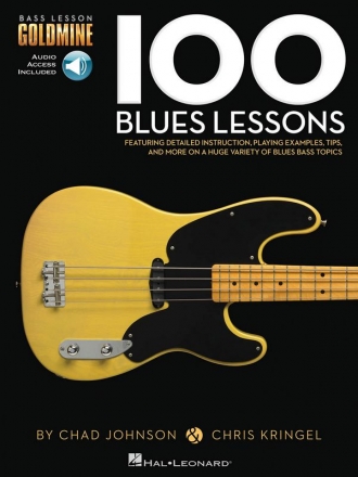 100 Blues Lessons (+Online Audio) for bass guitar/tab