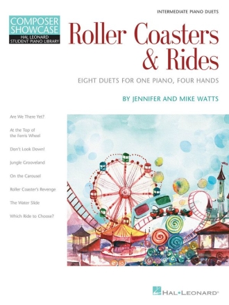 Jennifer Watts_Mike Watts, Roller Coasters & Rides Piano, 4 Hands Buch
