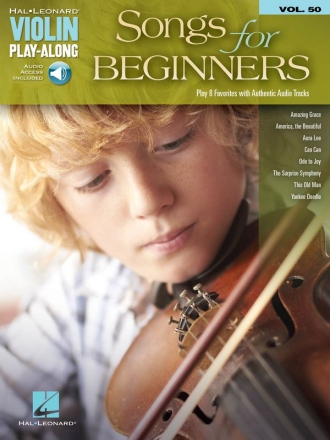 Songs for Beginners Violin Buch + Online-Audio