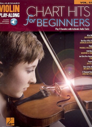 Chart Hits for Beginners (+audio access): for violin violin playalong vol.51