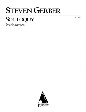 Steven R. Gerber, Soliloquy for Solo Bassoon Fagott Buch