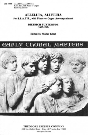Dieterich Buxtehude Alleluia, Alleluia Chor Chorpartitur