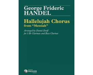 George Frideric Handel Hallelujah Chorus From 'Messiah' 3 Klarinetten und Bass-Klarinette Partitur und Stimmen