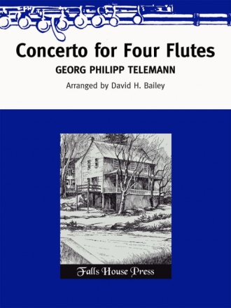 Georg Philipp Telemann Concerto for Four Flutes 4 Flten