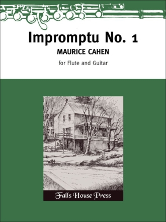 Maurice Cahen Impromptu No.1 Flte und Gitarre Partitur und Stimmen