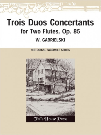 3 Duos Concertants op. 85  for 2 flutes score and parts