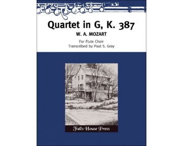 Wolfgang Mozart Quartet In G 2 Flten, Alt-Querflte und Bass-Querflte