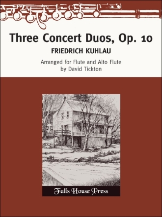 Friedrich Kuhlau Three Concert Duets Flte und Alt-Querflte