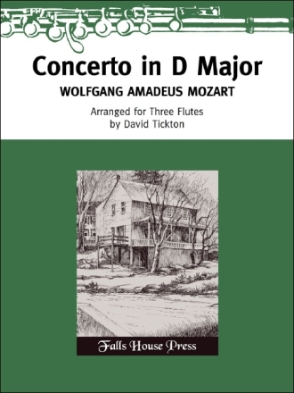 Wolfgang Mozart Concerto In D Major 3 Flten