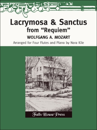 Wolfgang Mozart Lacrymosa & Sanctus From 'Requiem' 4 Flten und Klavier