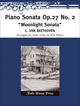 Ludwig Van Beethoven The Moonlight Sonata 3 Flten, Alt-Querflte und Bass-Querflte