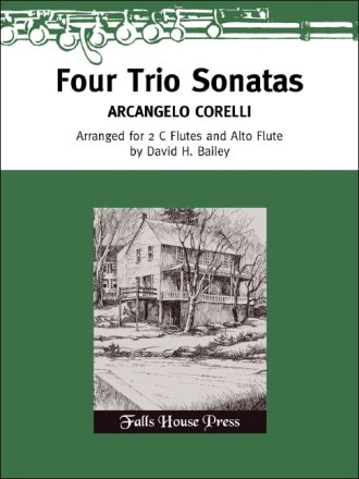 Arcangelo Corelli Four Trio Sonatas 2 Flten und Alt-Querflte