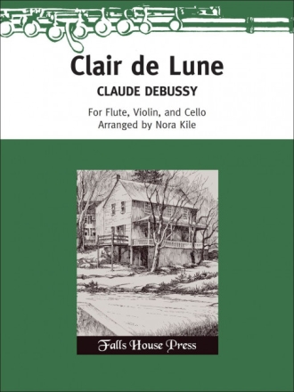 Claude Debussy Claire De Lune Flte, Violine und Violoncello