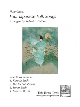 Four Japanese Folk Songs 5 Flten Partitur und Stimmen