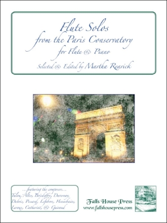 Flute Solos From The Paris Conservatory Flte und Klavier Klavierauszug mit Solostimme