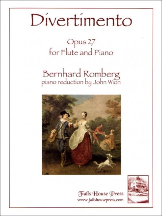 Bernhard Romberg Divertimento Op.27 Flte und Klavier Partitur und Stimmen
