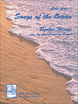 Songs of the Ocean for flute choir score and parts