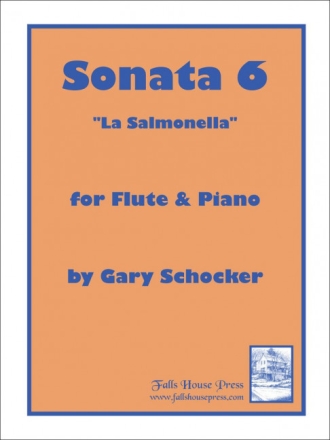 Gary Schocker Sonata 6 Flte und Klavier Partitur und Stimmen
