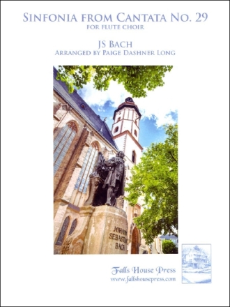 Johann Sebastian Bach Sinfonia From Cantata No.29 9 Flten und Pauke Partitur und Stimmen