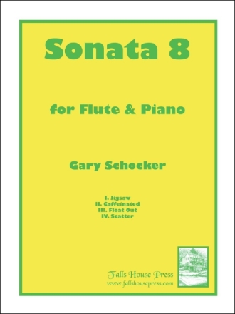 Gary Schocker Sonata No.8 Flte und Klavier Partitur und Stimmen
