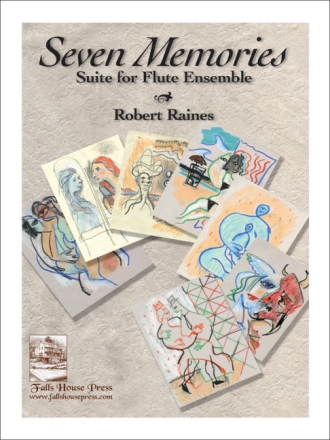 Robert Raines Seven Memories Flten-Orchester Partitur und Stimmen