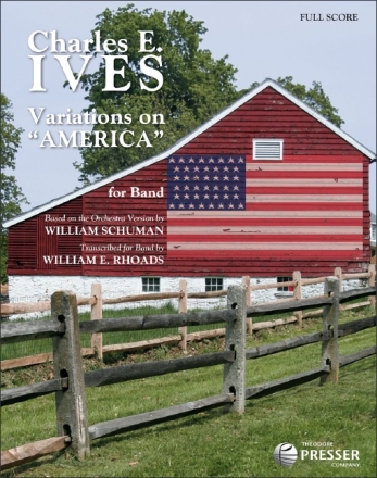 Charles Ives Variations On 'America' For Band sinfonisches Blasorchester Partitur