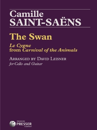 Camille Saint-Saens The Swan Violoncello und Gitarre Auffhrungsmaterial