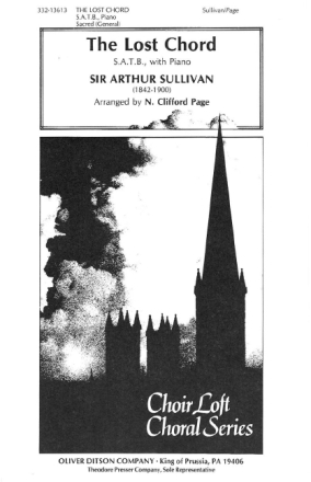 Arthur Sullivan The Lost Chord Chor und Klavier Chorpartitur
