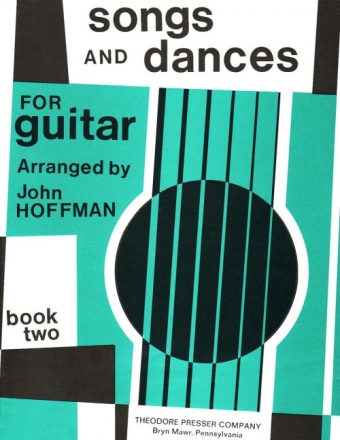 J Van Den Hove, Various Songs and Dances, Book Two Gitarre Solostimme