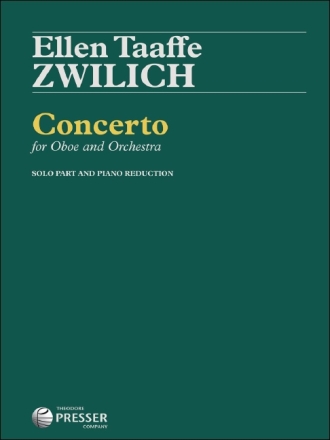Ellen Taaffe Zwilich Concerto Oboe und Klavier Klavierauszug mit Solostimme