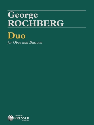 George Rochberg Duo Oboe und Fagott Auffhrungsmaterial