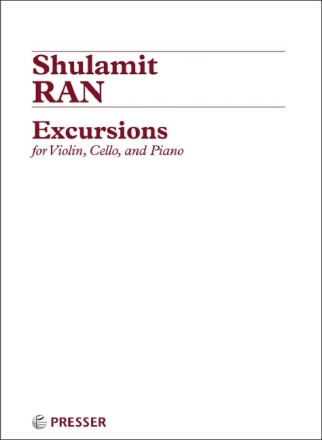 Shulamit Ran Excursions Klaviertrio Partitur und Stimmen