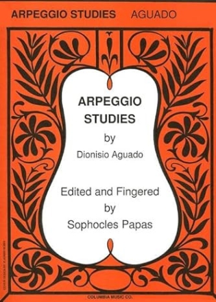 Dionisio Aguado Arpeggio Studies Gitarre Spielpartitur
