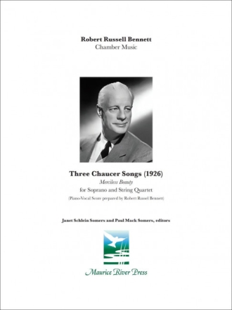 Robert Bennett Three Chaucer Songs Gesang und Klavier Vokalpartitur