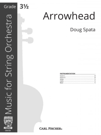 Doug Spata Arrowhead Streichorchester Partitur